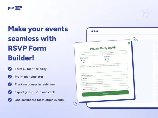 RSVP Forms Builder screenshot