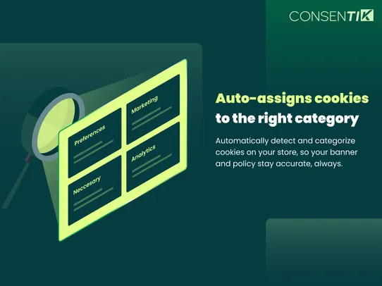 Consentik GDPR Cookie Banner screenshot