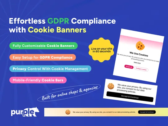 GDPR Cookie Consent screenshot