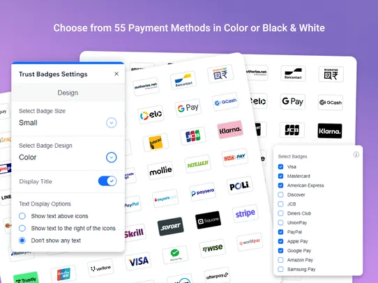 Payment Methods screenshot