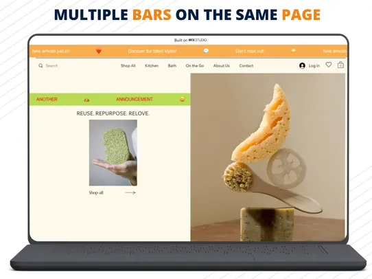 BL Scrolling Announcement Bar screenshot