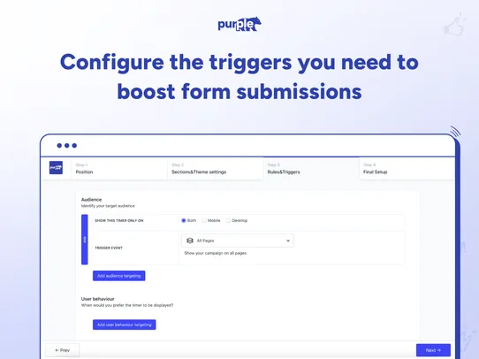 Support Forms screenshot