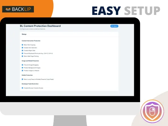 BL Content Protection screenshot