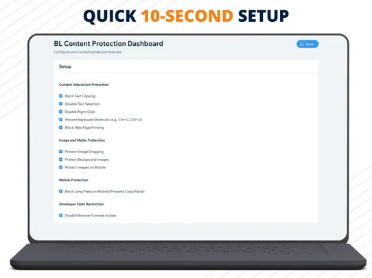 BL Content Protection screenshot