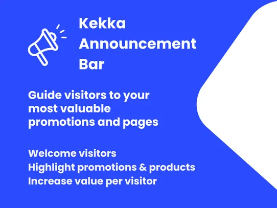 Kekka Announcement Bar screenshot