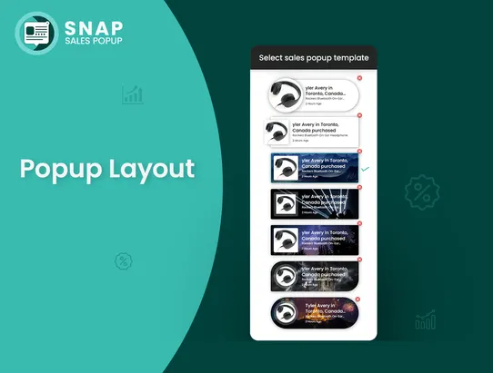 Snap - Sales Popup screenshot