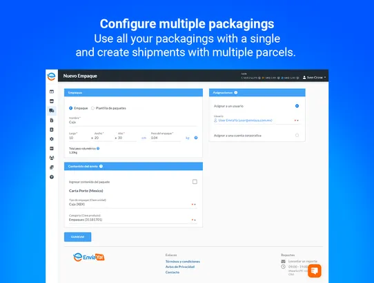 EnviaYa Multi-Carrier-Shipping screenshot