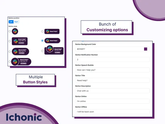 Slack Button: Ichonic screenshot
