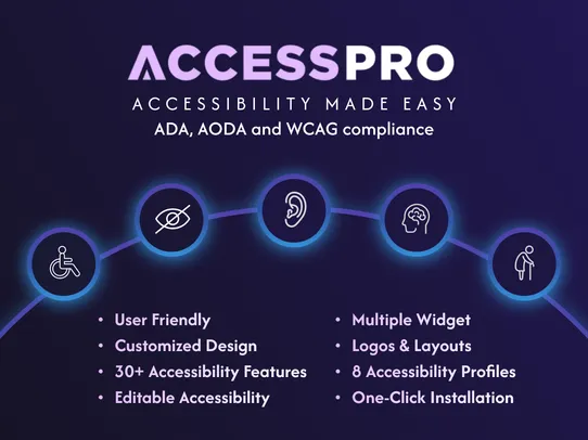 AccessPro Accessibility Widget screenshot