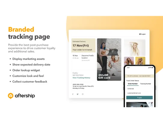 AfterShip Order Tracking &amp; SMS screenshot