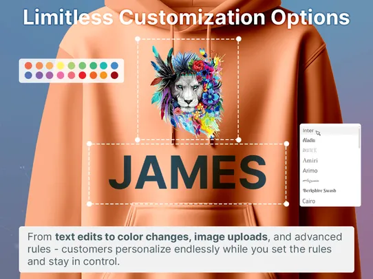 Zakeke - Product Customizer screenshot