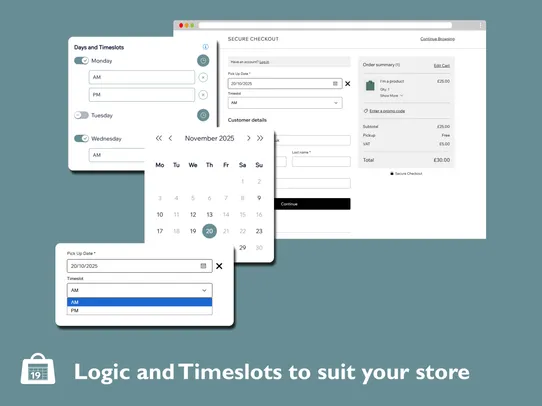 Delivery Date screenshot