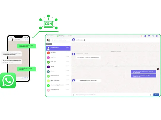 WhatsApp CRM &amp; Live Chat screenshot