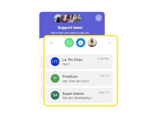 WhatsApp CRM &amp; Live Chat screenshot