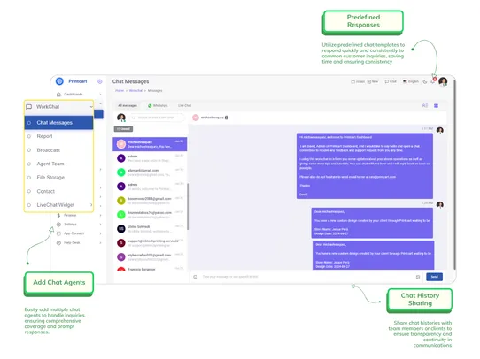 WhatsApp CRM &amp; Live Chat screenshot