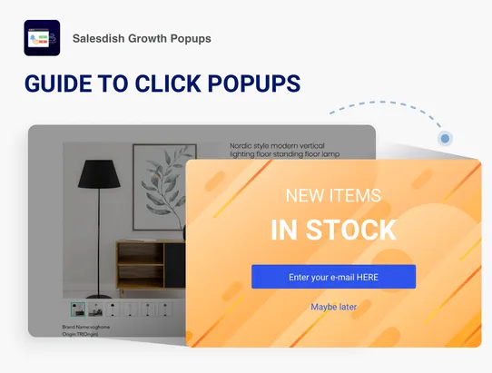 Salesdish Growth Popups screenshot