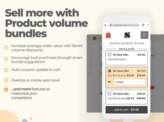 Bundify - Bundle Volume Discount screenshot