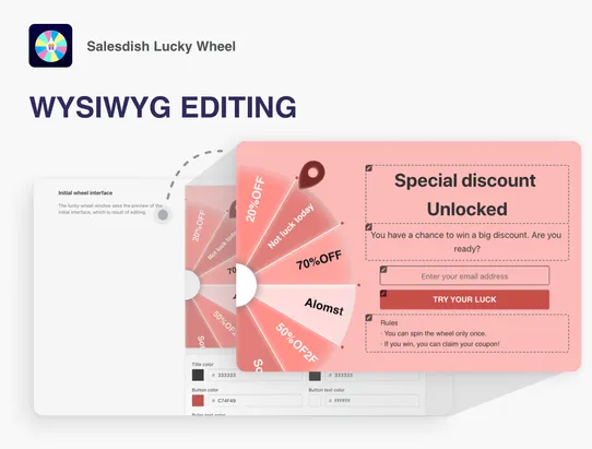 Salesdish Lucky Wheel screenshot