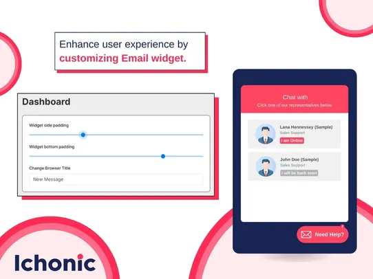 Email Button: Ichonic screenshot