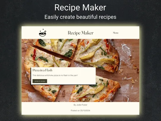 Recipe Maker screenshot