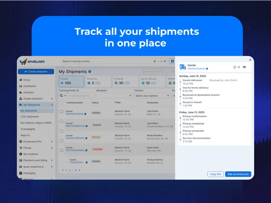Envia Shipping Solution screenshot
