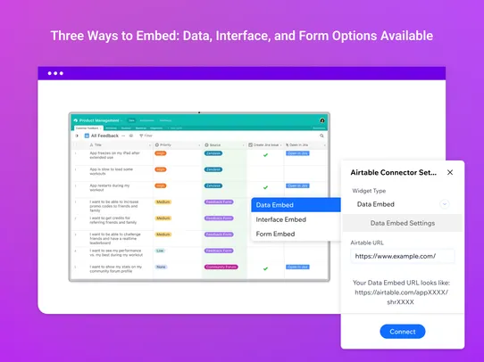Airtable Connector screenshot