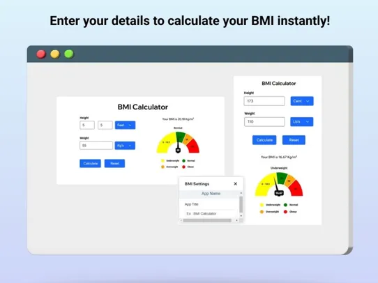 BMI Calculator screenshot