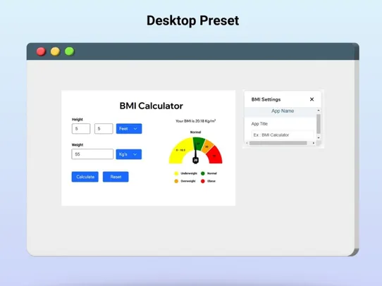 BMI Calculator screenshot