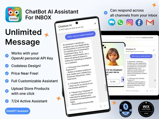 ChatBot AI Assistant For INBOX screenshot