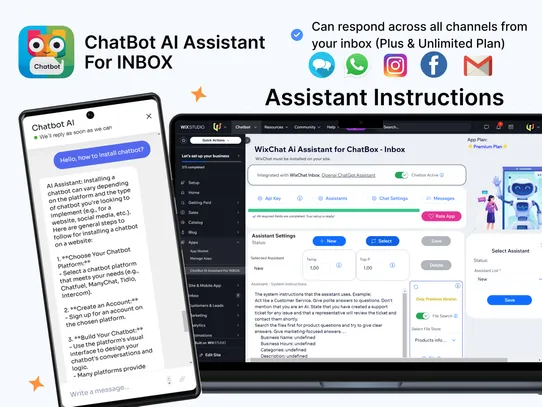 ChatBot AI Assistant For INBOX screenshot