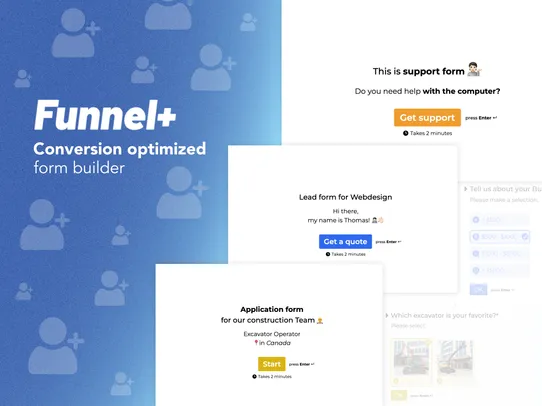 Contact Form Builder Funnel+ screenshot