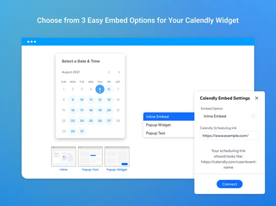 Calendly Embed screenshot