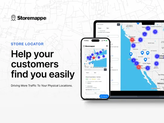 Storemapper Store Locator Map screenshot