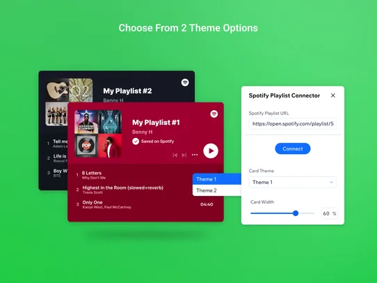 Spotify Playlist Embed screenshot