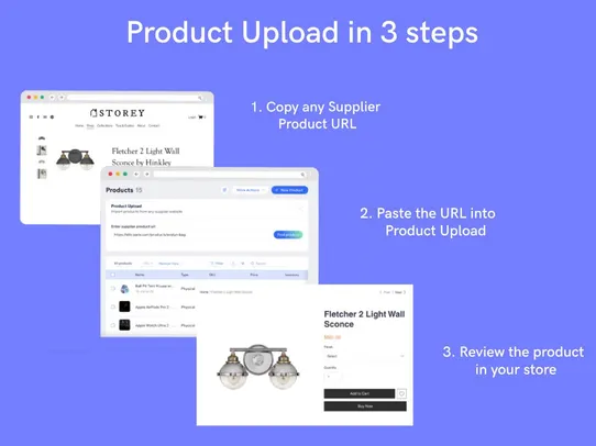 Product Upload: Copy Products screenshot