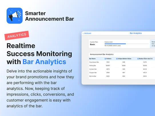 Smarter Announcement Bar screenshot