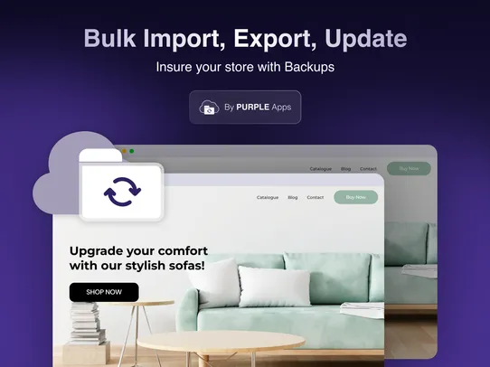 Bulk Import, Export, Update screenshot