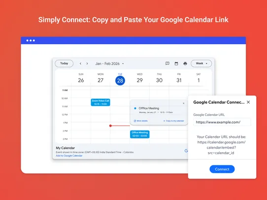 Google Calendar screenshot