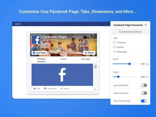 Facebook Page screenshot