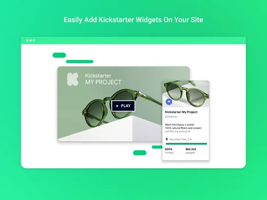 Kickstarter screenshot
