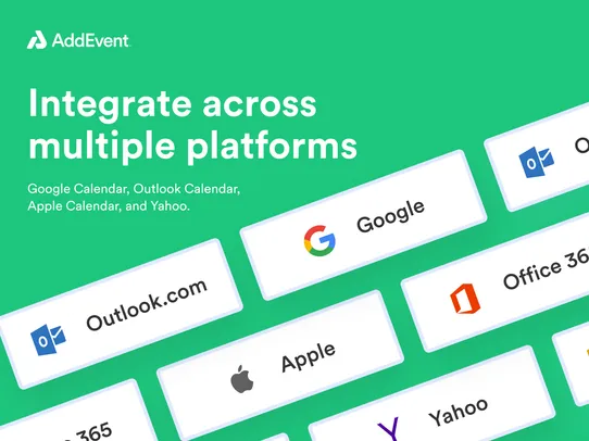 Embeddable Events Calendar App screenshot