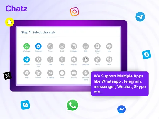 WhatsApp &amp; Chat Buttons: Chatz screenshot