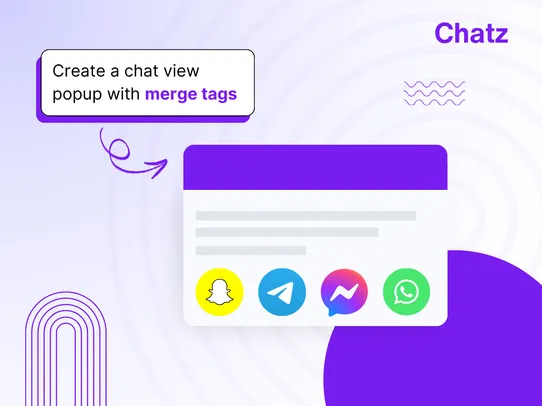 WhatsApp &amp; Chat Buttons: Chatz screenshot