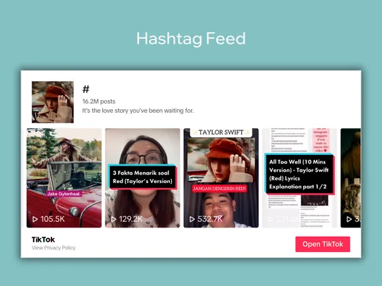 TikTok Videos, Music &amp; Feeds screenshot