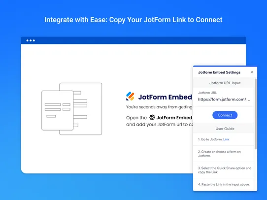 JotForm Embed screenshot