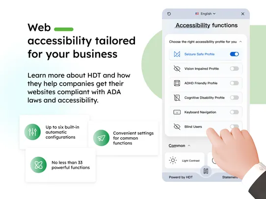 Enable Accessibility screenshot