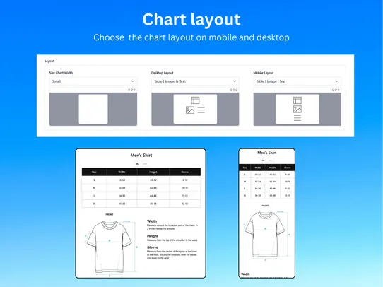 Size Chart Builder screenshot