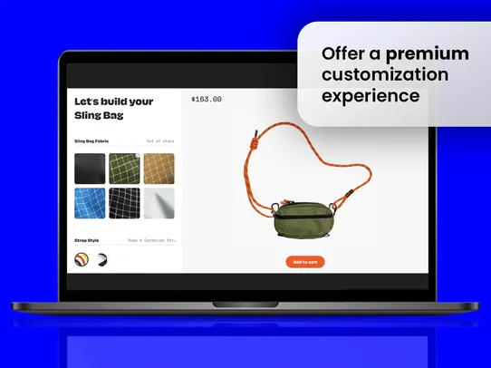 Kickflip product configurators screenshot