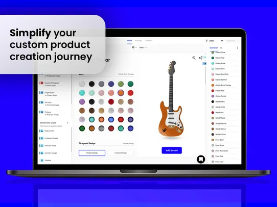Kickflip product configurators screenshot