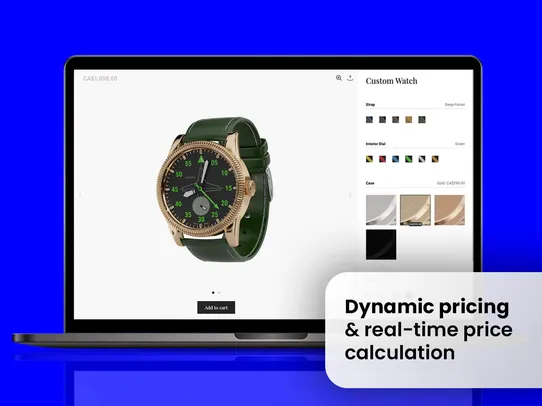 Kickflip product configurators screenshot